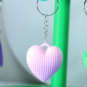 Multicolor soft pink shades KeyChain Ready new!